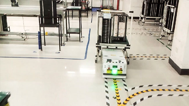 Robô guiado automatizado AGV direcional do veículo do túnel do Bi de Intralogistics com capacidade de carga alta