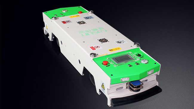Unidade de movimentação material do AGV do trole, velocidade de curso guiada automatizada dos robôs 0-35m/Min